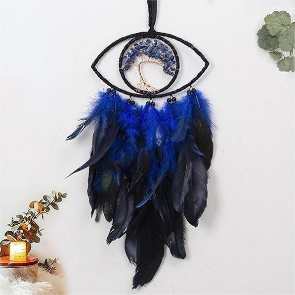 Olivenorma Sodalite Albero della Vita Piuma Acchiappasogni