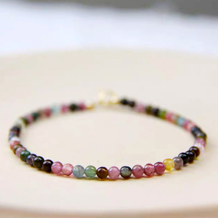 Grounding - Bracciale con pietre preziose di fluorite 