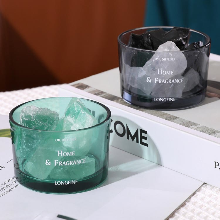 Olivenorma Fireless Diffusore Pietra Olio Essenziale Cristallo Lampada Aromaterapia