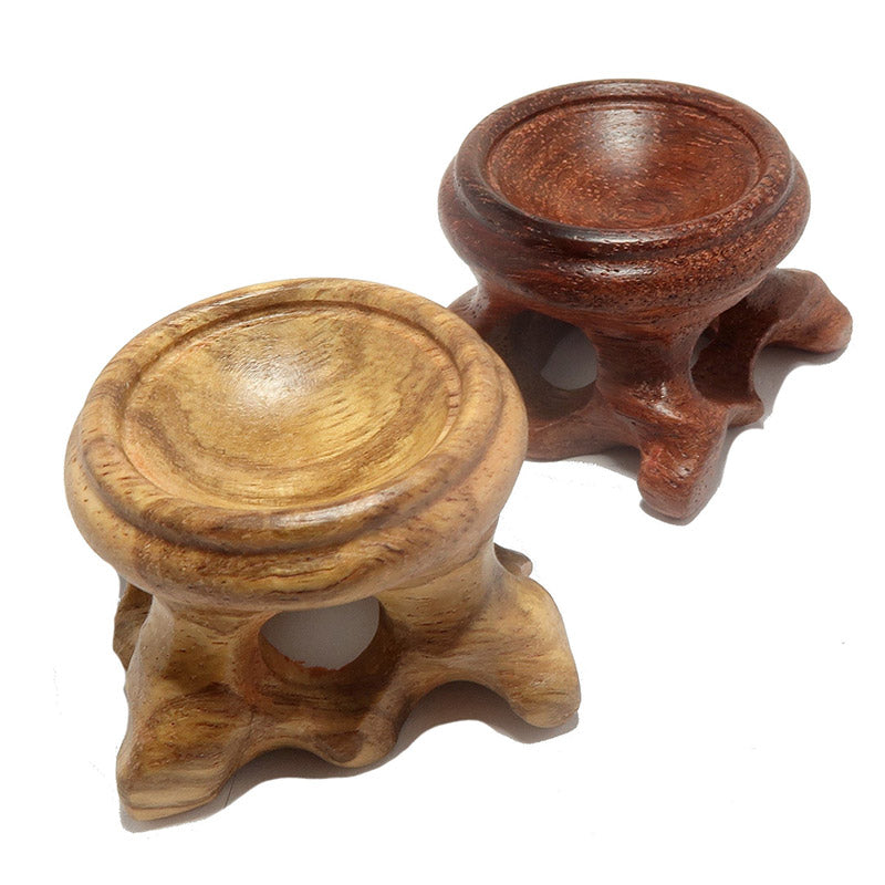 Olivenorma Wood Stands per sfere di cristallo Uova Pastorale Decorazione Display 