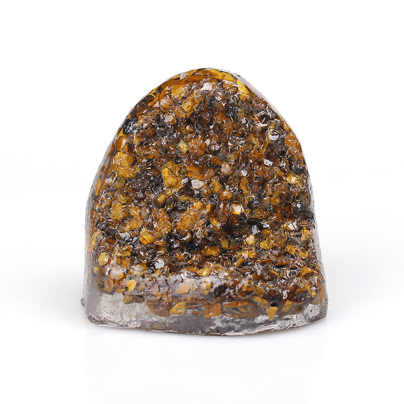 Decorazione di pietre preziose della grotta di cristallo naturale Olivenorma