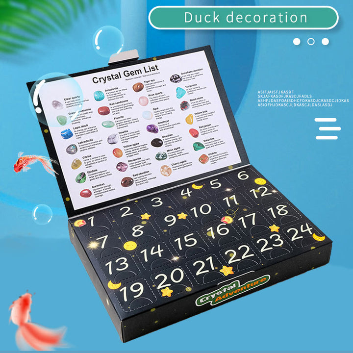 Olivenorma 24 Cristallo naturale Pietra grezza Bambini Scienza Gemma Decorazione 