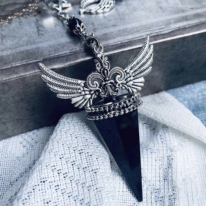 Olivenorma Ossidiana Cristallo Ali d'Angelo Stella Pendolo 