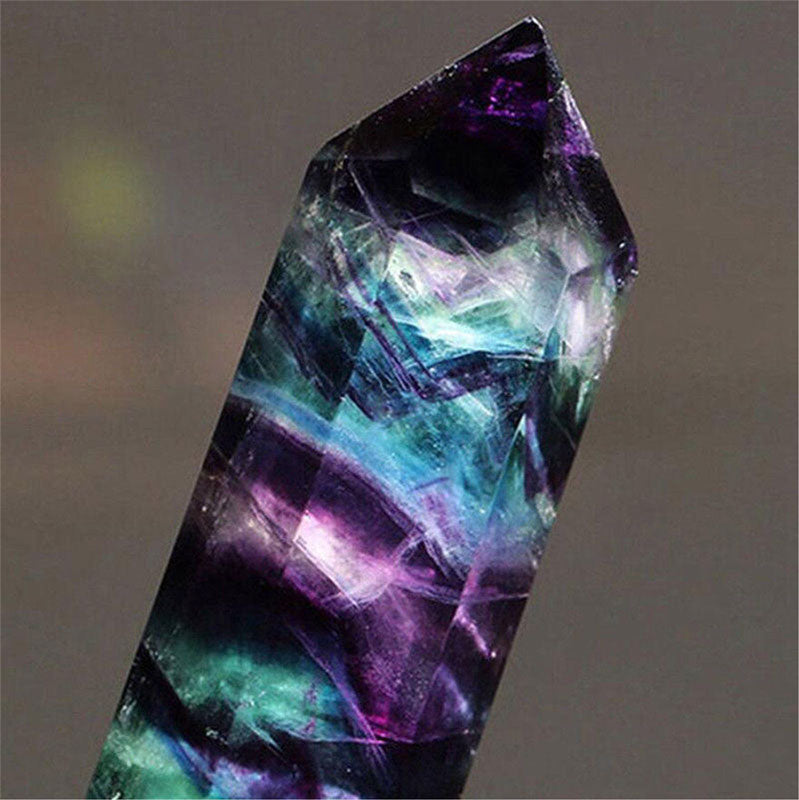 Bacchette di cristallo Reki crostale naturale di fluorite