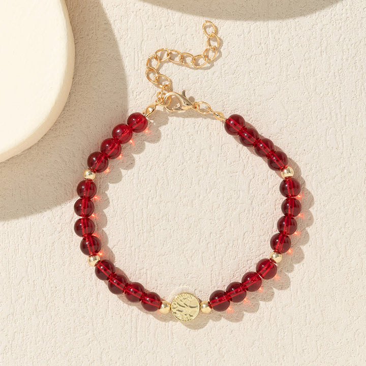 Bracciale Olivenorma con perline di cristallo multicolore e albero della vita 