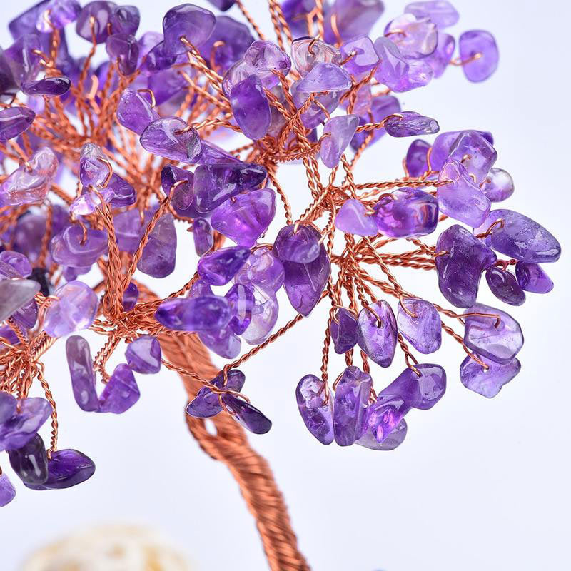 Olivenorma Ametista Orgone Meditazione Feng Shui Albero della Purificazione