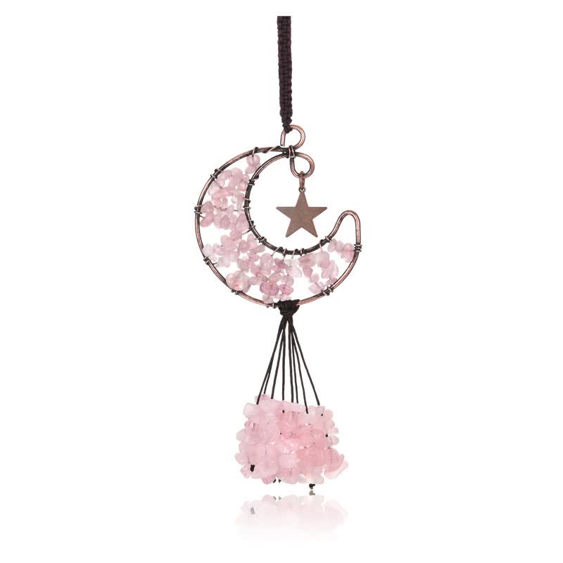 Olivenorma Luna e Stella Chakra Cristallo Vento Campanello