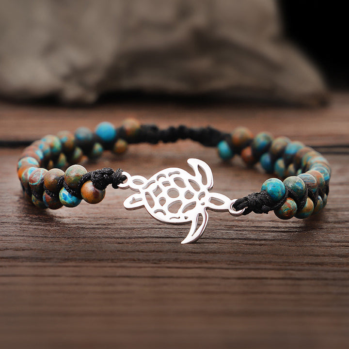 Bracciale tartaruga in pietra naturale