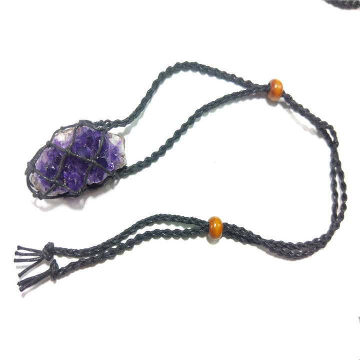 Olivenorma Borsa a rete regolabile extra large intrecciata a mano da 5,5 cm