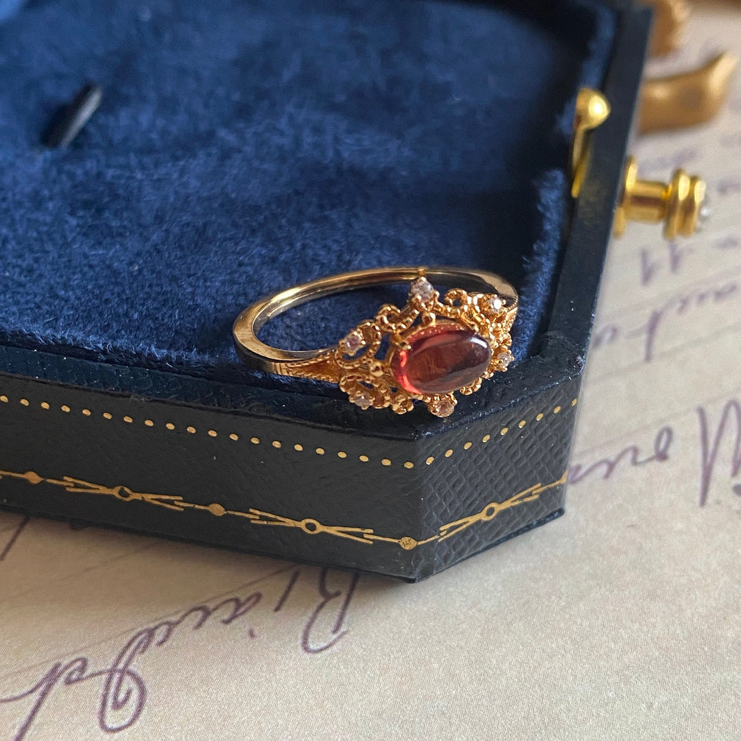 Anello Olivenorma Night Rose-Granato Naturale