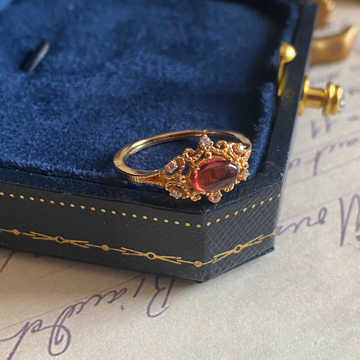 Anello Olivenorma Night Rose-Granato Naturale
