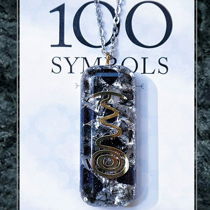 Collana di orgone del cavaliere nero Olivenorma