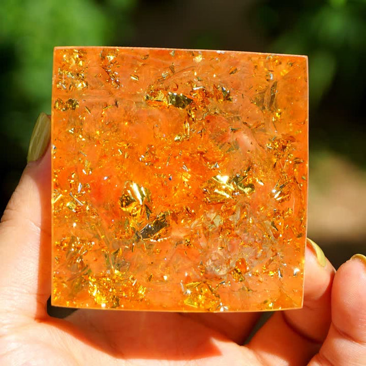 Olivenorma Sfera di quarzo rosa Pietra del sole Loto Piramide di orgone