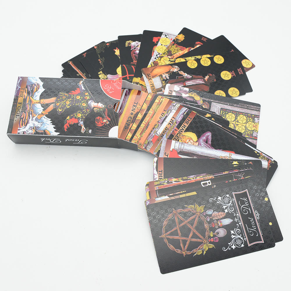 Olivenorma Black Triangle Evil Eye Tarot Deck Carte