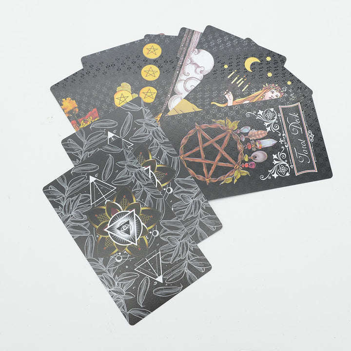 Olivenorma Black Triangle Evil Eye Tarot Deck Carte