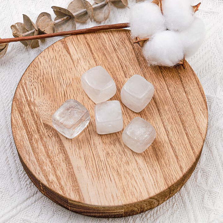 Cubo di cristallo puro di quarzo trasparente Olivenorma 