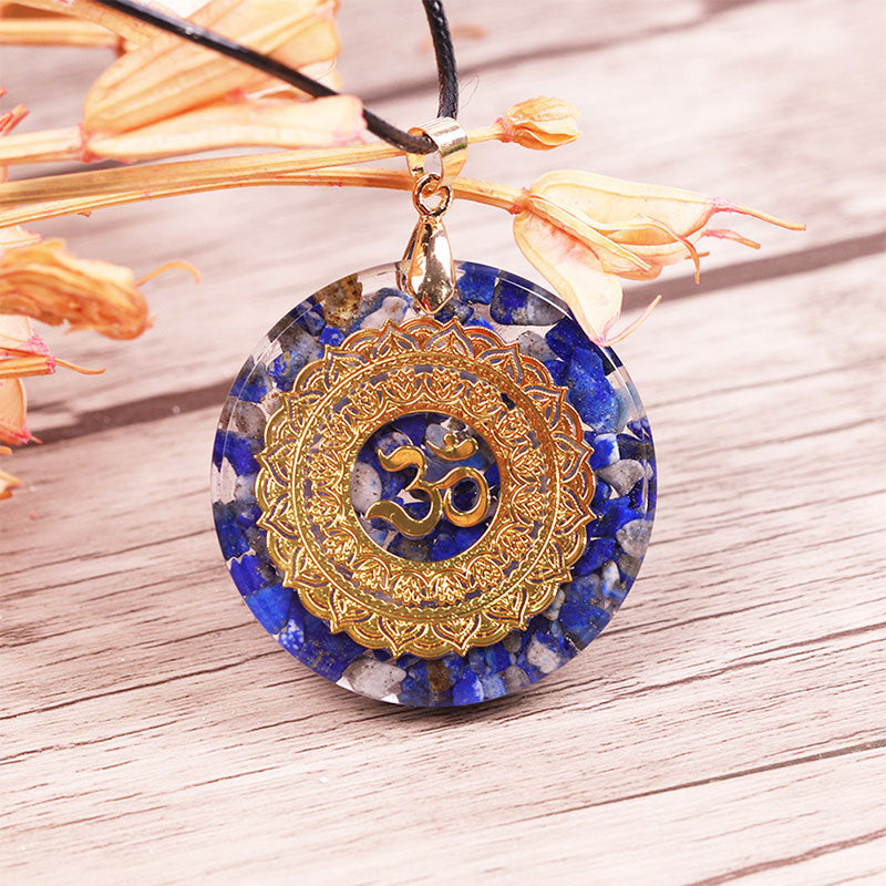 Olivenorma Raise Consciousness - Collana energetica Orgone Lapislazzuli - Lapislazzuli rotondo - SI PER FAVORE $8 - image 8