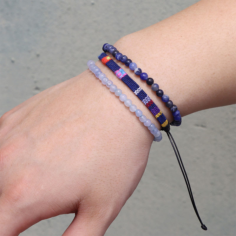 Olivenorma Bohemia Africa Bracciale in cristallo turchese