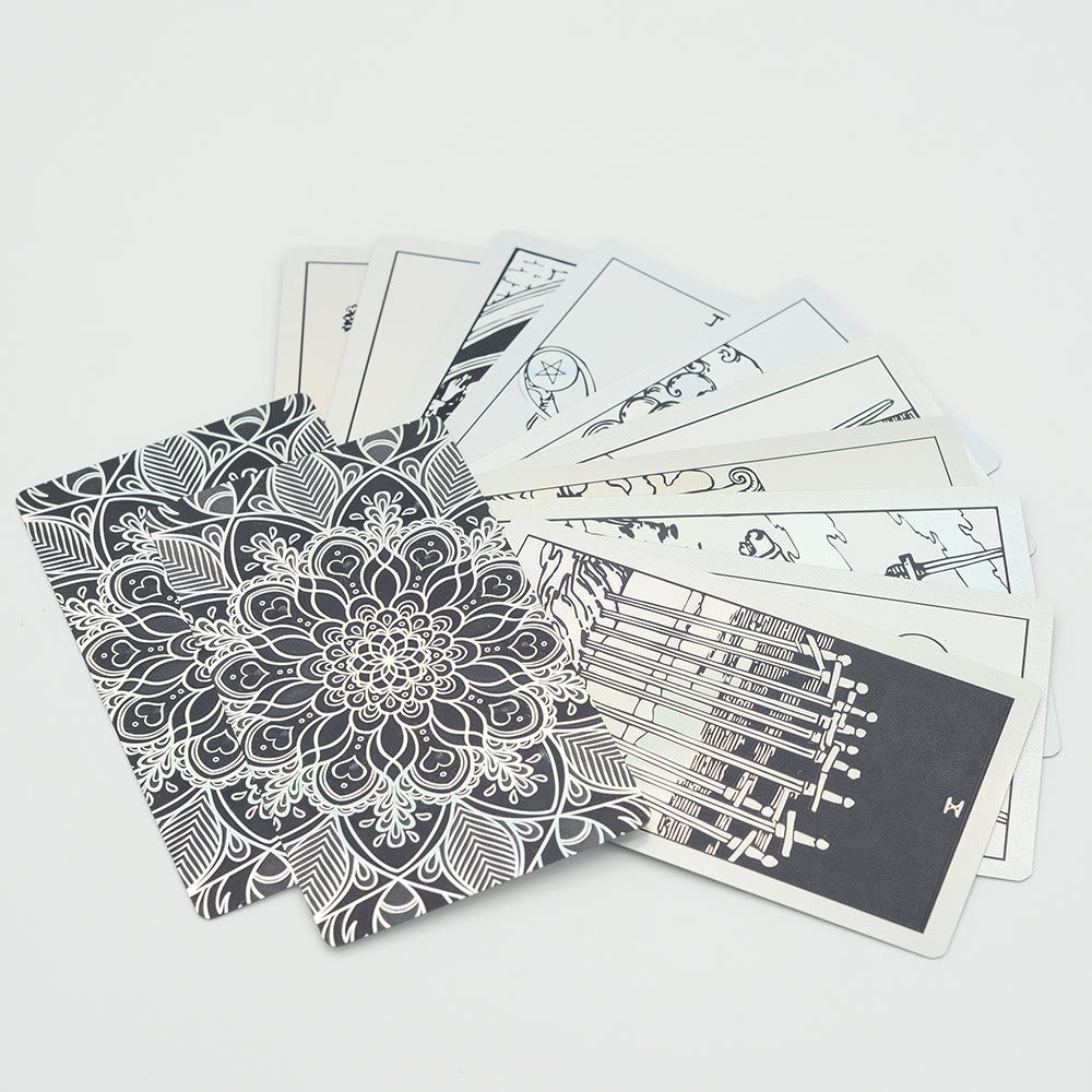 Olivenorma Bronzing Gold Foil Laser Bright Tarot Deck Carte