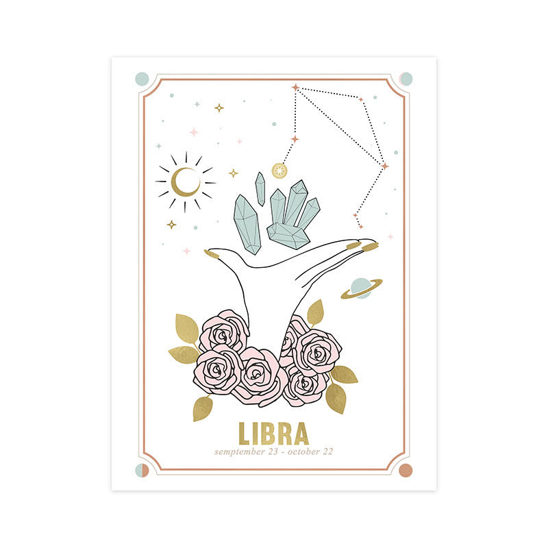 Olivenorma Gesto Zodiaco Nordico Piccolo Affresco Poster 