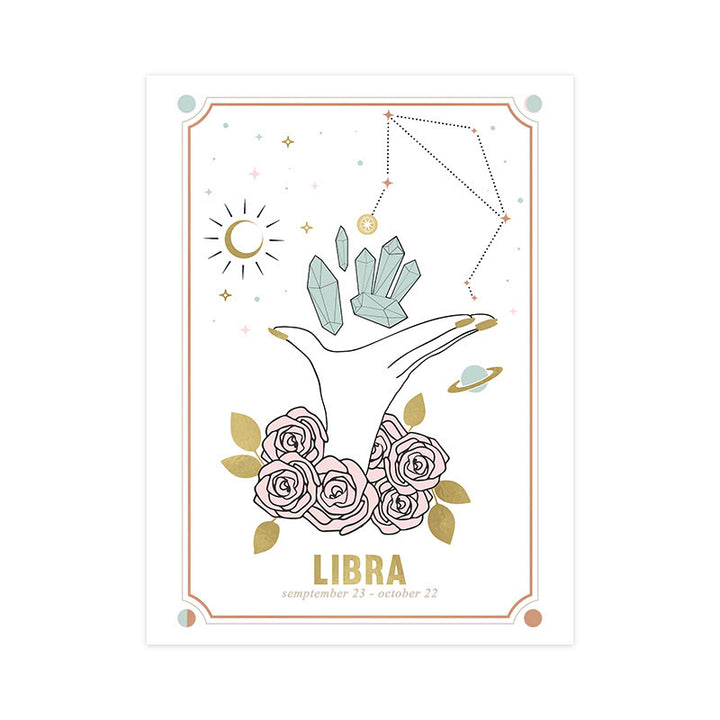 Olivenorma Gesto Zodiaco Nordico Piccolo Affresco Poster 