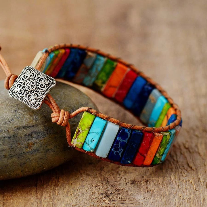 Bracciale energetico Olivenorma Emperor Stone Chakra
