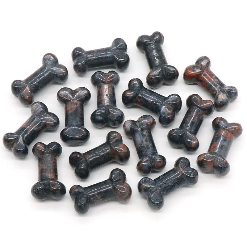 Decorazione in pietra preziosa di osso in cristallo di quarzo naturale Olivenorma