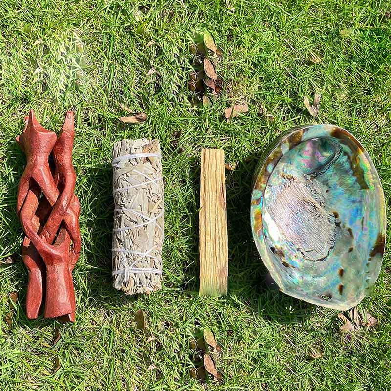 Meditazione purificante Olivenorma Nacre Crystal White Sage 