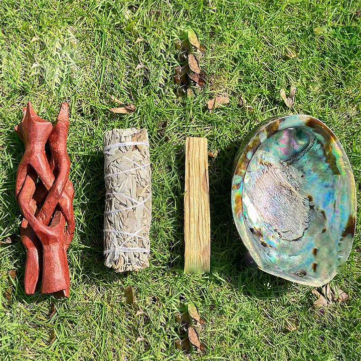 Meditazione purificante Olivenorma Nacre Crystal White Sage 