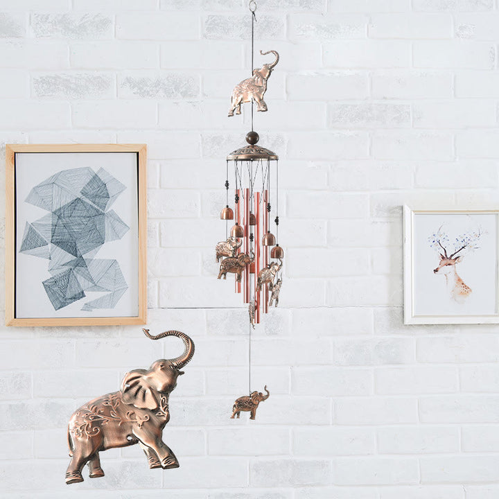 Olivenorma Metallo Farfalla Gufo Animale Ferro Arte Appeso Campanello a Vento 