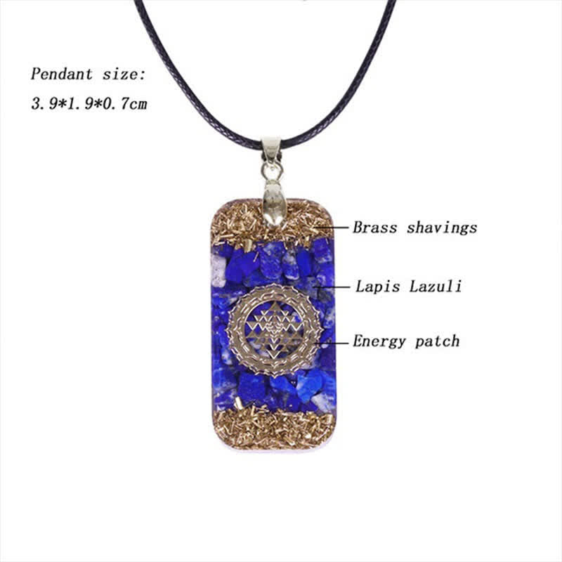 Olivenorma Raise Consciousness - Collana energetica Orgone Lapislazzuli - image 6