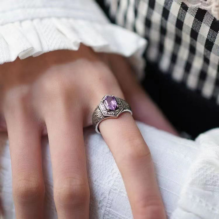 Anello Olivenorma Paisley Ametista