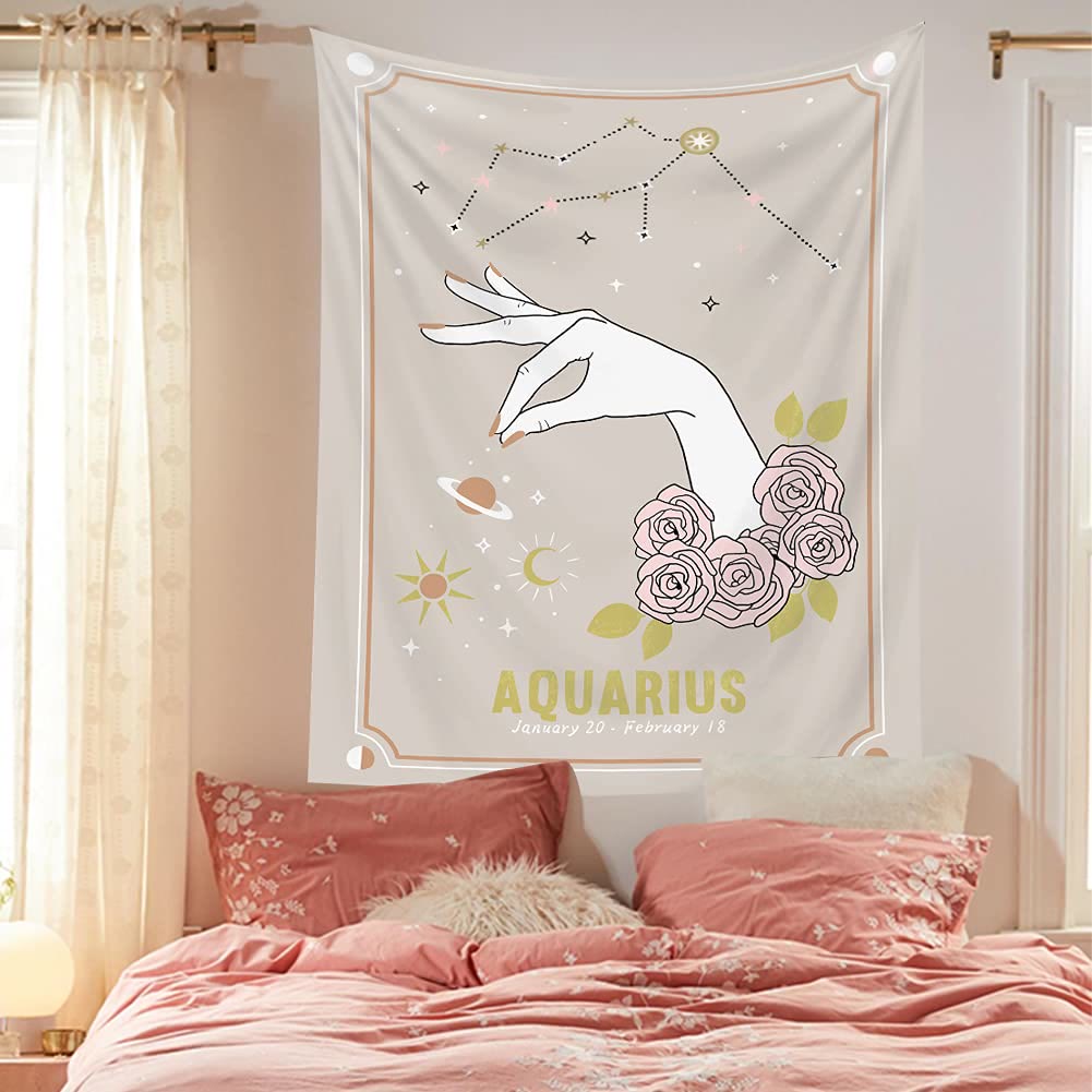 Olivenorma Mano Magica Tarocchi Zodiaco Arazzo 