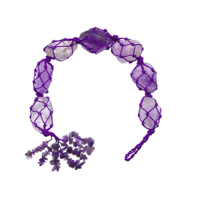 Olivenorma La pietra di guarigione dei 7 chakra Reiki Meditazione Decorazione nappa
