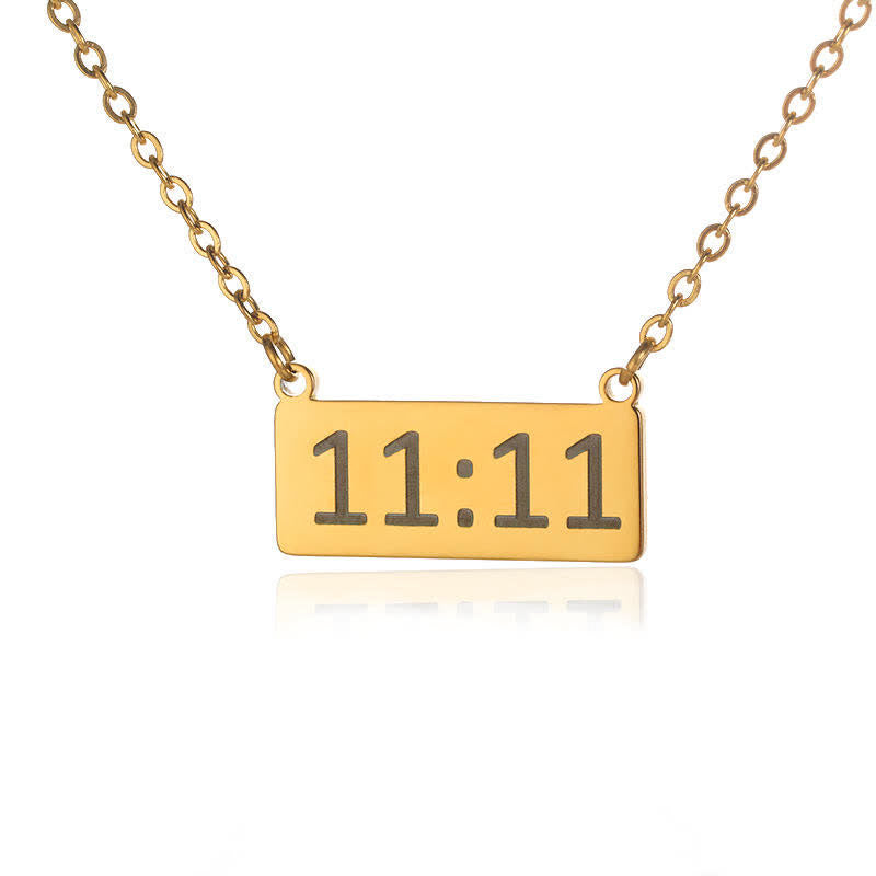 Olivenorma 11:11 Collana portafortuna con numero angelico 