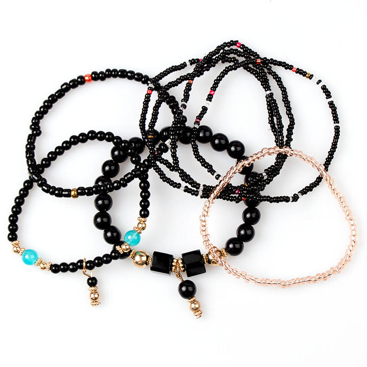 Olivenorma Emperor Stone Bracciale a strati con perline