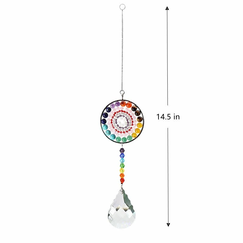 Olivenorma Crystal Suncatchers Campanello a vento Chakra fatto a mano 