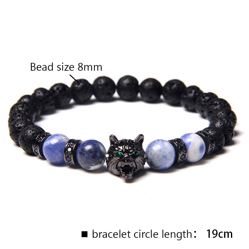 Bracciale Olivenorma Blue Lace Agata Lupo 