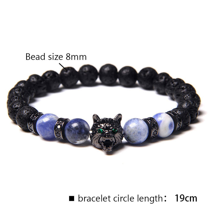 Bracciale Olivenorma Blue Lace Agata Lupo 