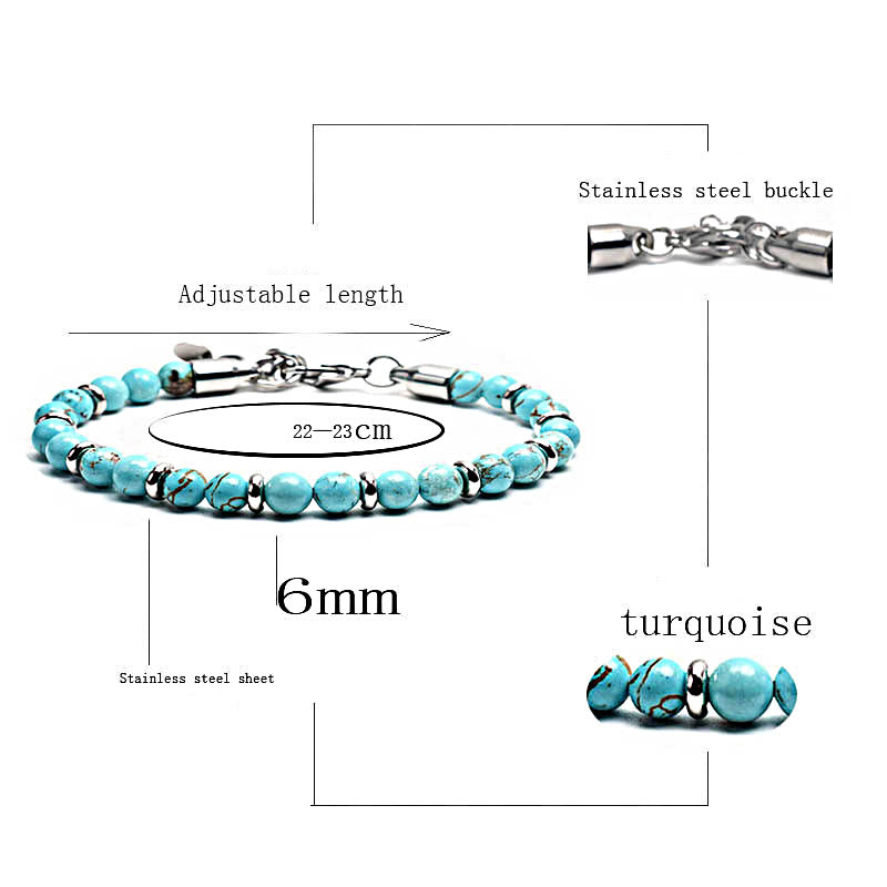 Bracciale Olivenorma in perline di agata invecchiata