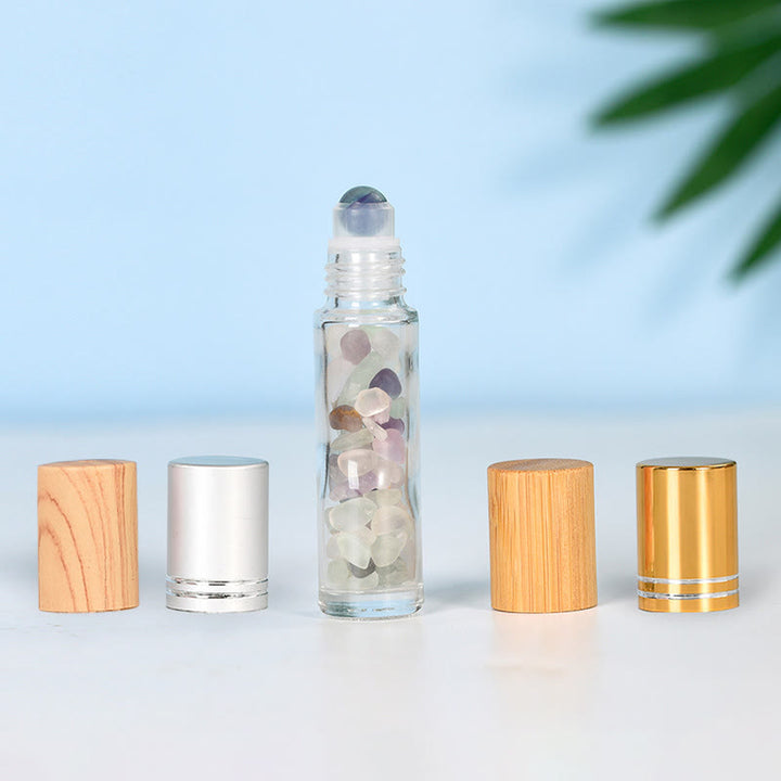 Olivenorma Crystal Roll-On Bottiglia di olio essenziale Decorazione con pietre preziose