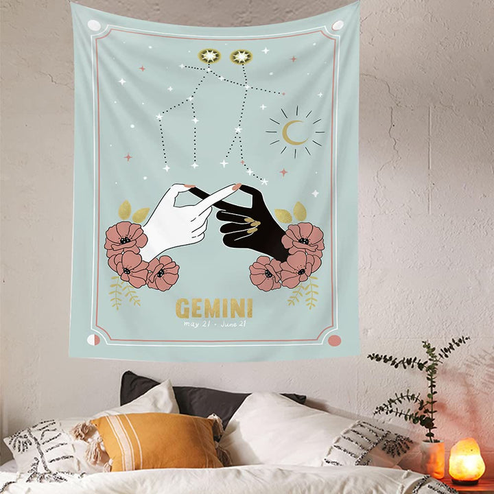 Olivenorma Mano Magica Tarocchi Zodiaco Arazzo 