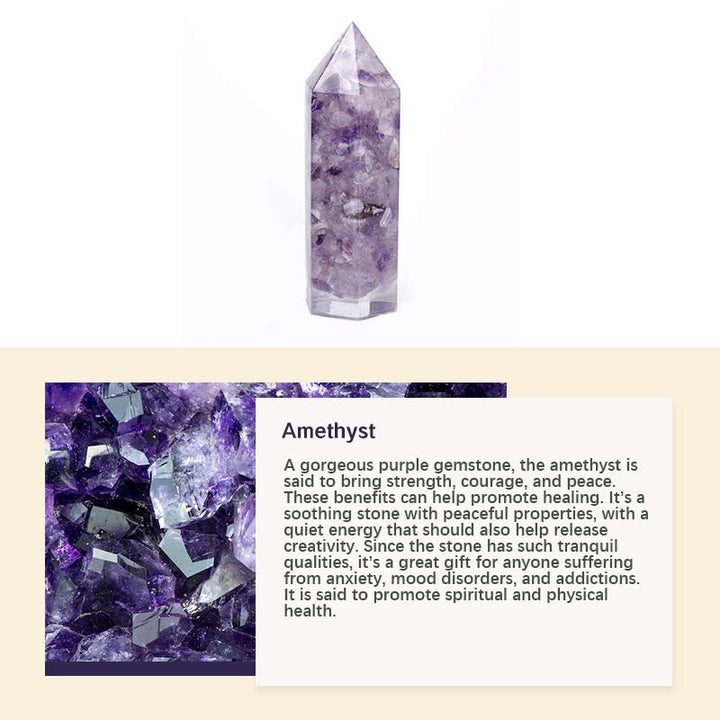 Decorazione di protezione dei chakra in cristallo naturale