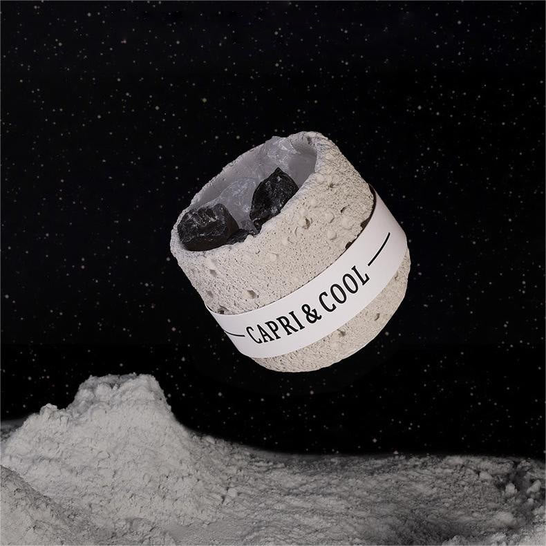 Olivenorma Cristallo Naturale Luna Superficie Design Cristallo Aromaterapia 