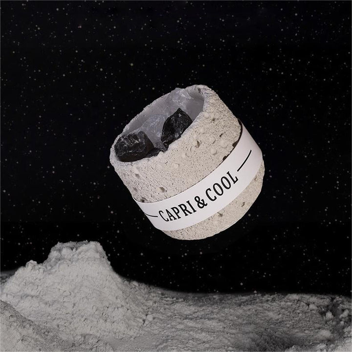 Olivenorma Cristallo Naturale Luna Superficie Design Cristallo Aromaterapia 