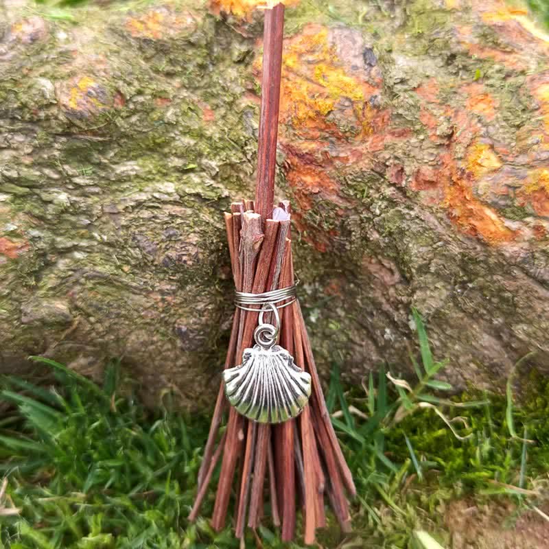 Ornamento fatto a mano Olivenorma Mini tartaruga di cristallo scopa 