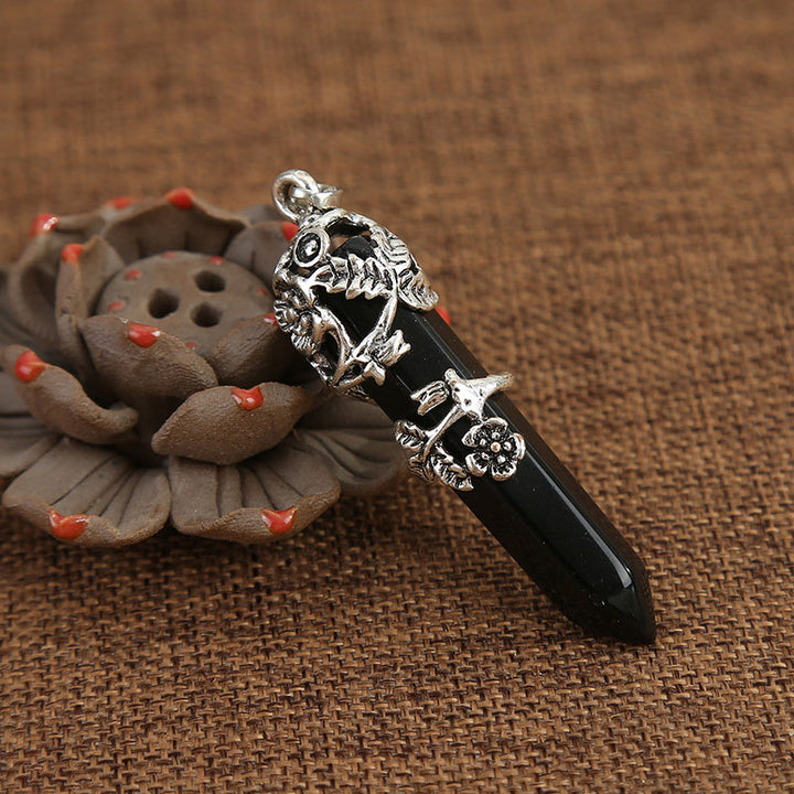 Collana di guarigione spirituale in pietra naturale Olivenorma Rose