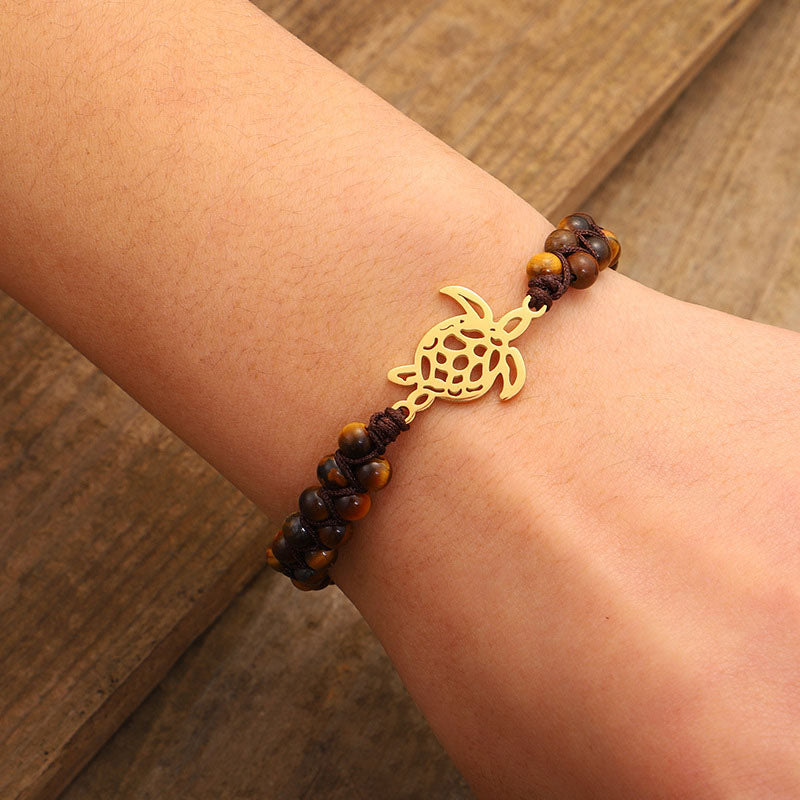 Bracciale tartaruga in pietra naturale