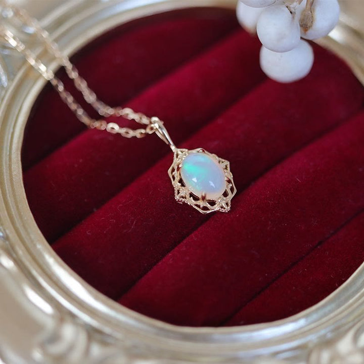 Collana regolabile in pizzo di rame stile vintage Olivenorma