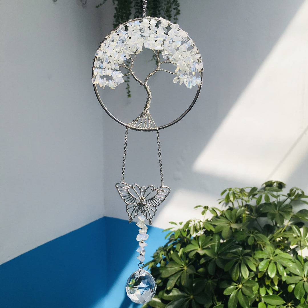 Olivenorma Albero della vita farfalla pendente decorazione ornamento